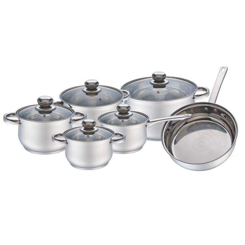 stainless steel cookware  set  Elmich Komplet EL3112